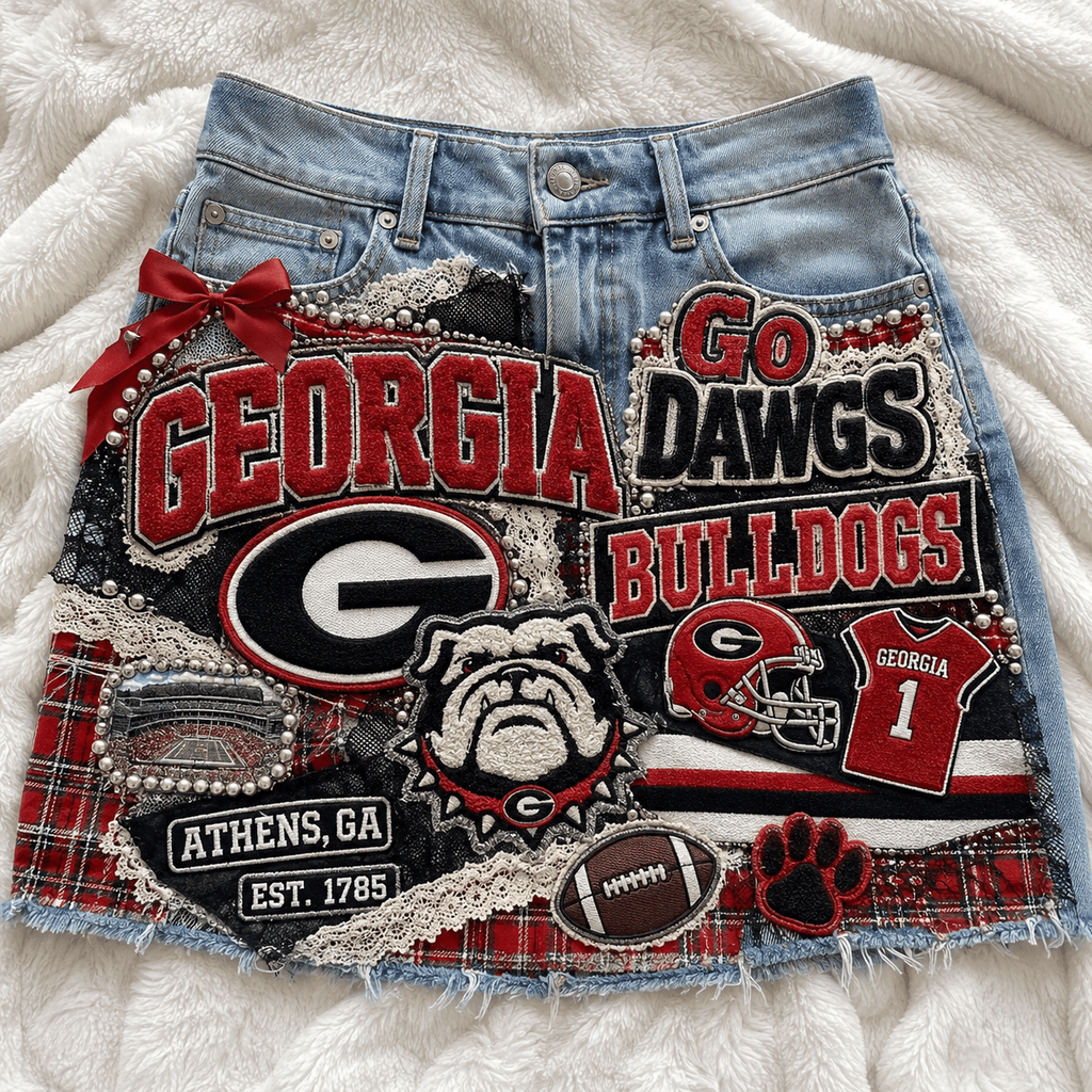 GGBD Embellished Denim Skirt HTTT