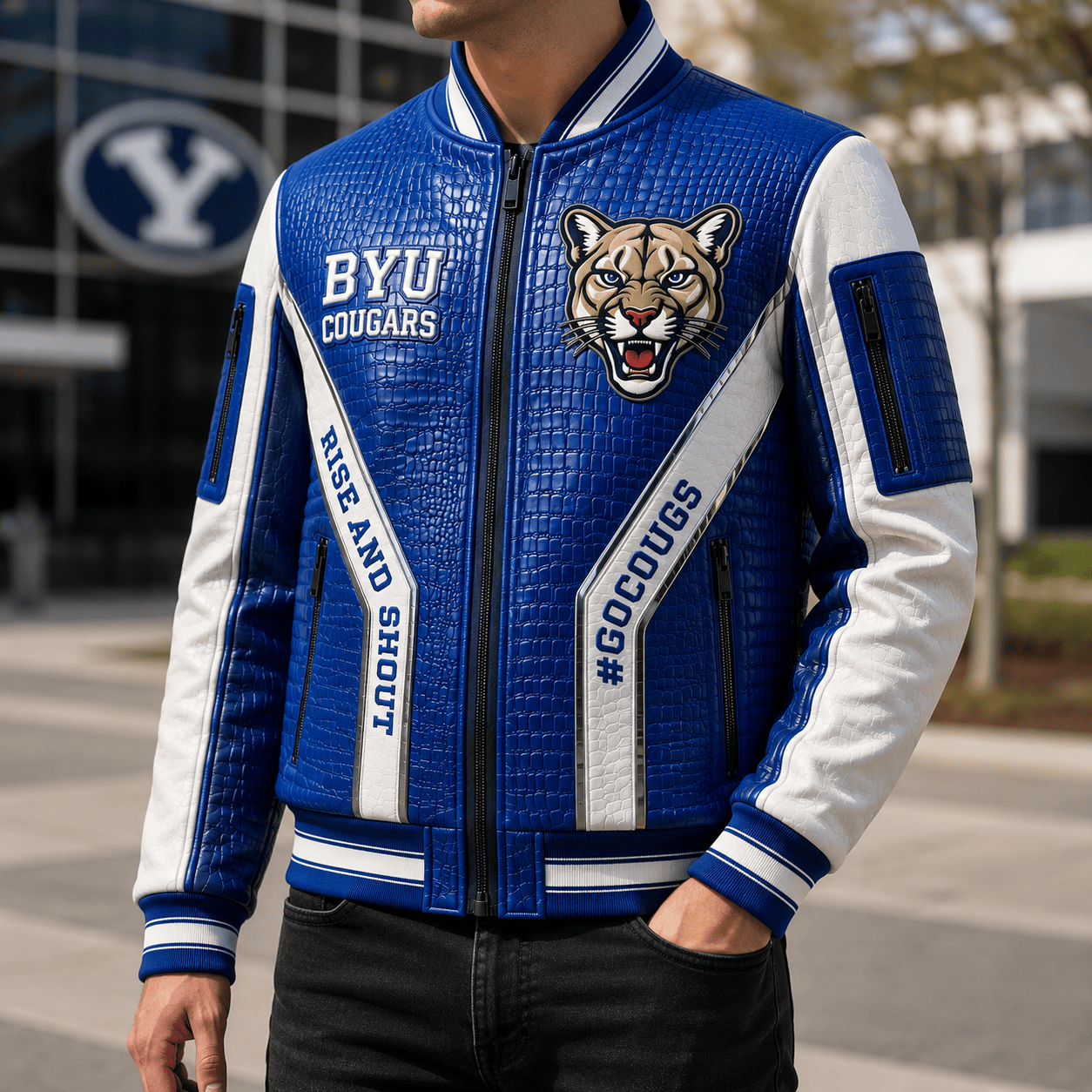 Premium KWC Leather Zipper Jacket TTMH