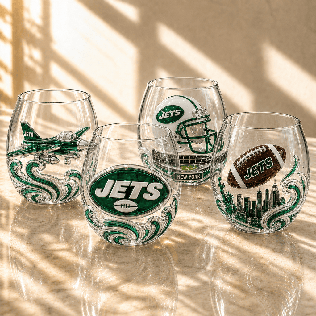 Premium NYJ Wine Glass Cup TMH