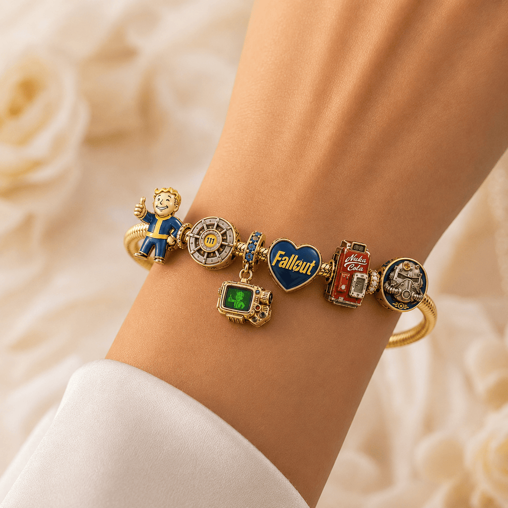 FOG Gold Charm Bracelet Set BMD