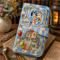 Premium BLU Embossed Wallet NTVA