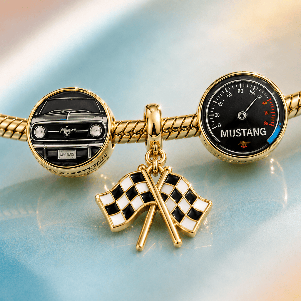 MST Gold Charm Bracelet Set TTTT