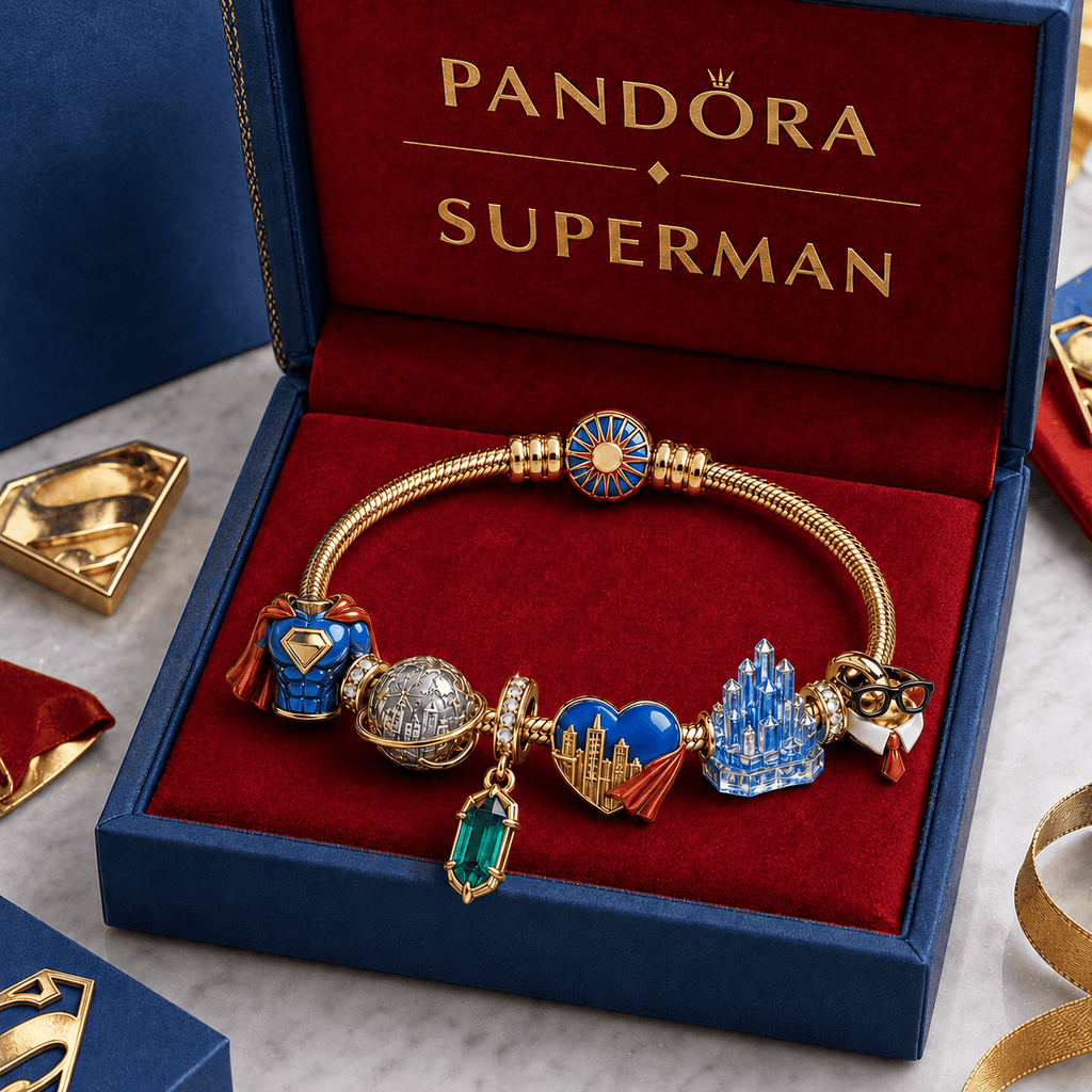 SUP Gold Charm Bracelet Set TMH
